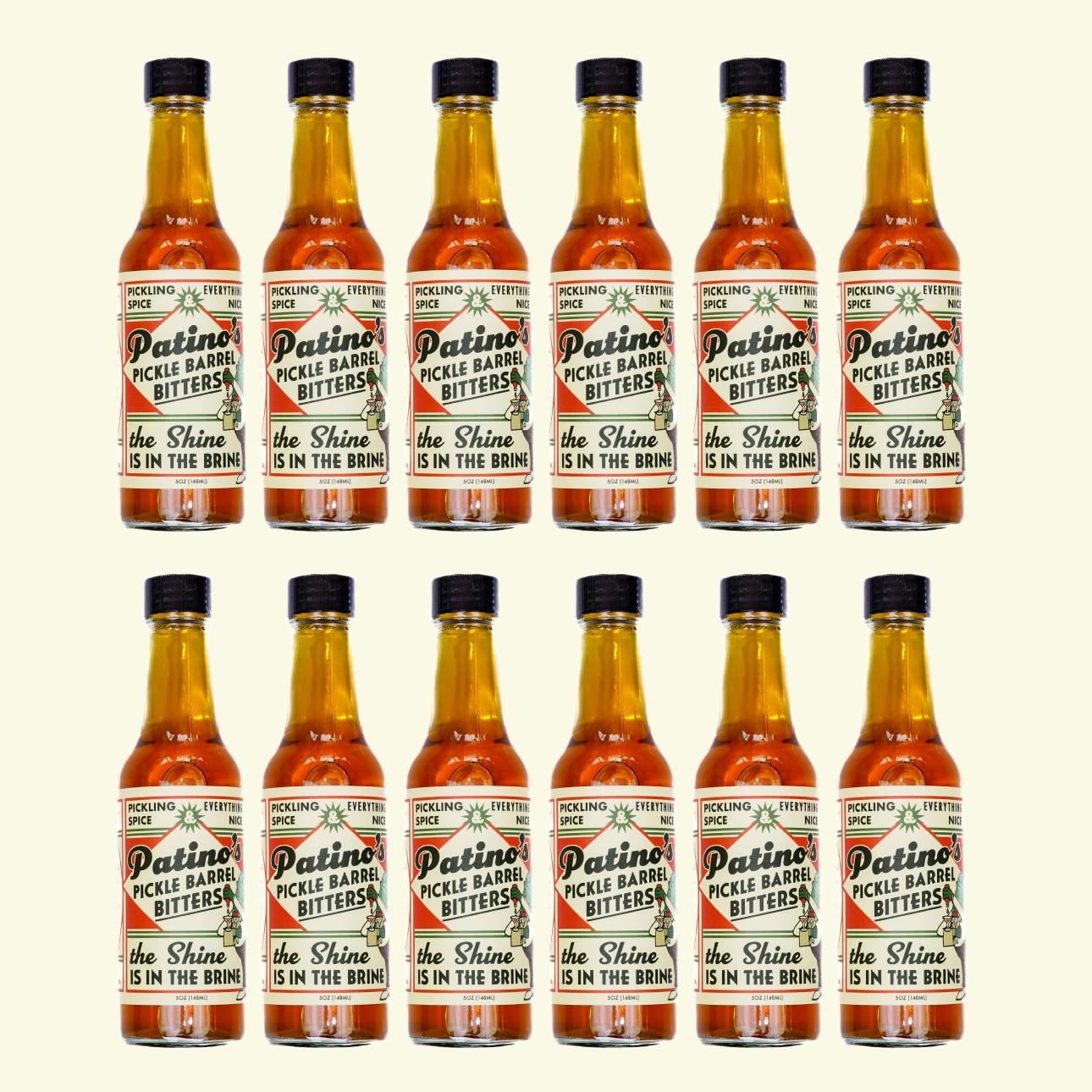 Patino's Pickle Barrel Bitters (12 pack / Case)